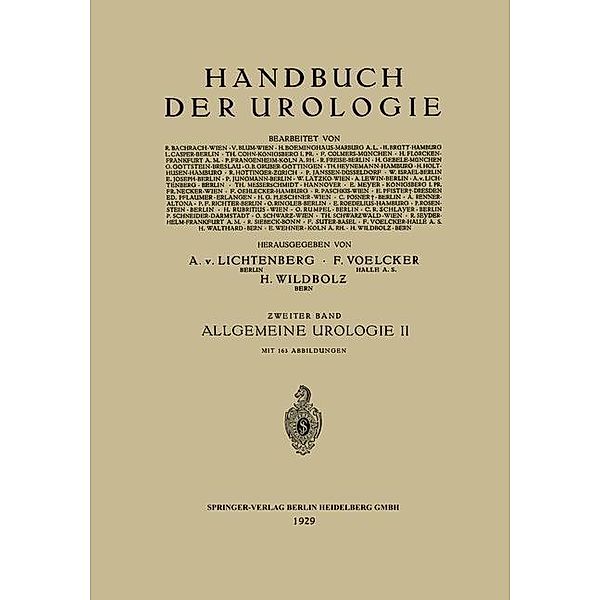 Allgemeine Urologie / Handbuch der Urologie Encyclopedia of Urology Encyclopedie d'Urologie, Henning Brütt, L. Casper, H. Holthusen, A. Lichtenberg, P. F. Richter, Otto Ringleb, Ernst Roedelius