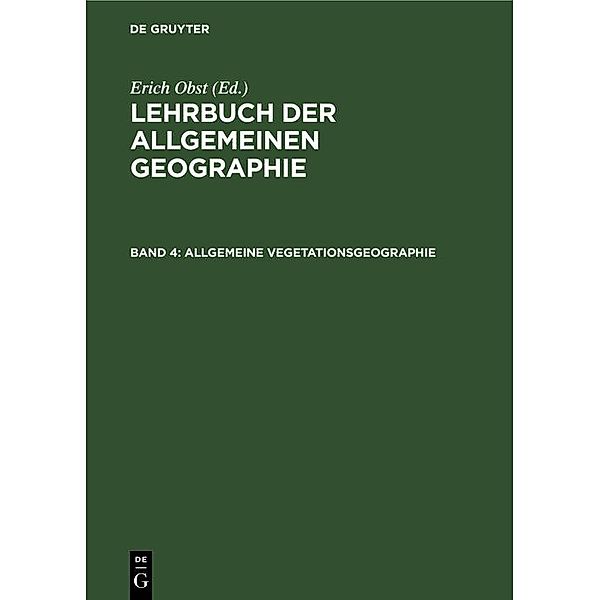 Allgemeine Vegetationsgeographie