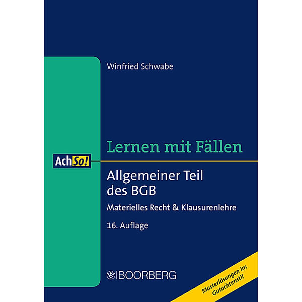 Allgemeiner Teil des BGB, Winfried Schwabe