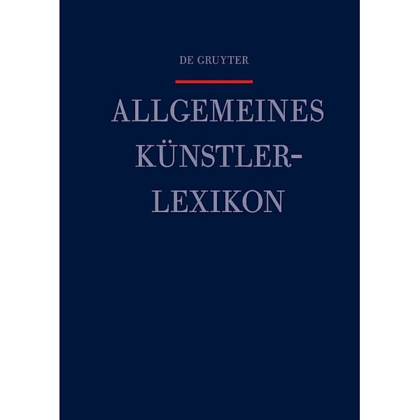 Allgemeines Künstlerlexikon (AKL) / Band 115 / Wang, Guan - Werve