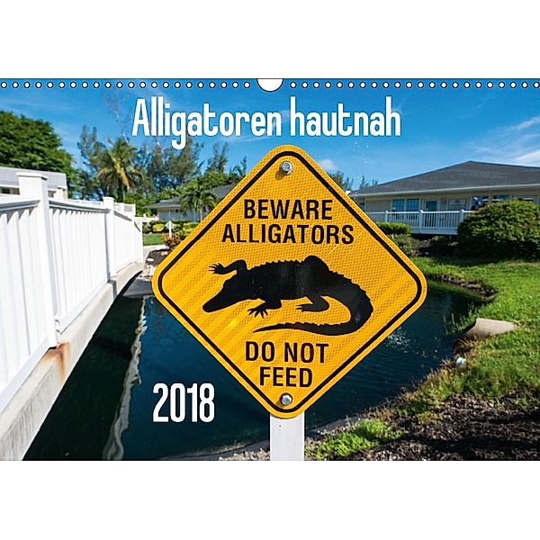 Alligatoren hautnah (Wandkalender 2018 DIN A3 quer), Joerg Muehlbacher