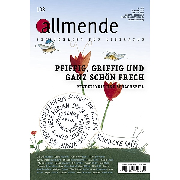 Allmende 108 - Zeitschrift für Literatur