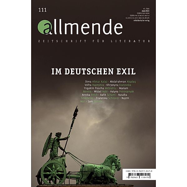 Allmende 111 - Zeitschrift für Literatur