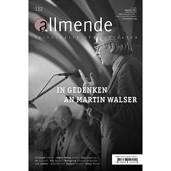 Allmende 112 - Zeitschrift für Literatur