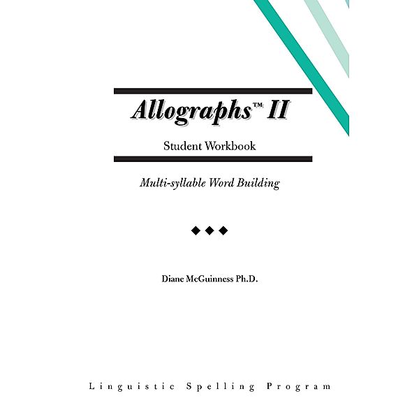 Allographs Ii Student Workbook, Diane McGuinness Ph. D