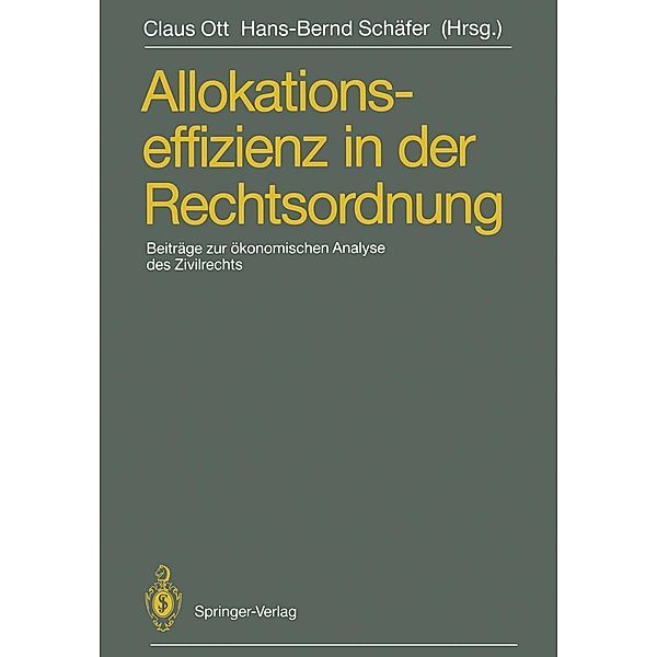 Allokationseffizienz in der Rechtsordnung