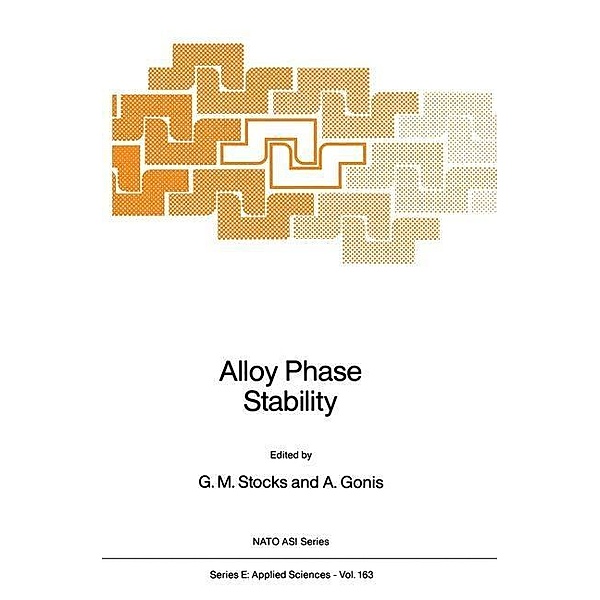 Alloy Phase Stability / NATO Science Series E: Bd.163