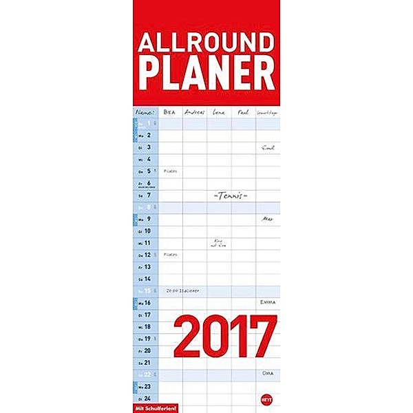 Allround-Familienplaner Vertical 2017