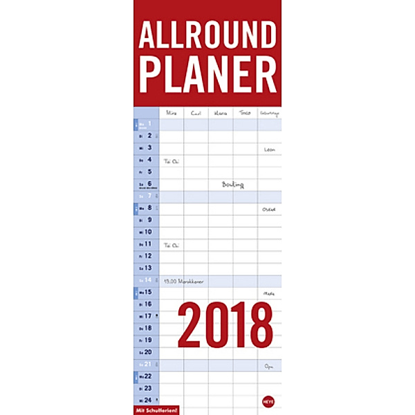 Allround-Familienplaner Vertical 2018