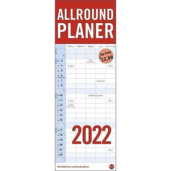 Allround-Familienplaner Vertical Kalender 2022