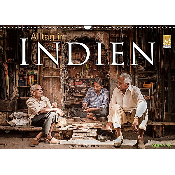 Alltag in Indien (Wandkalender 2019 DIN A3 quer), Jens Benninghofen