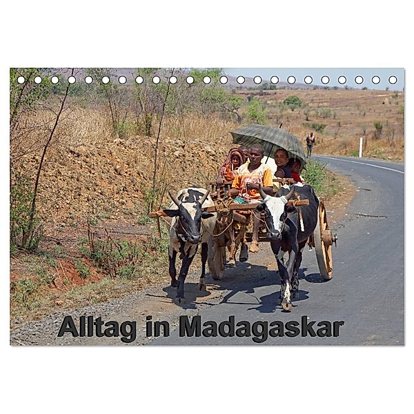 Alltag in Madagaskar (Tischkalender 2024 DIN A5 quer), CALVENDO Monatskalender, Willy Brüchle