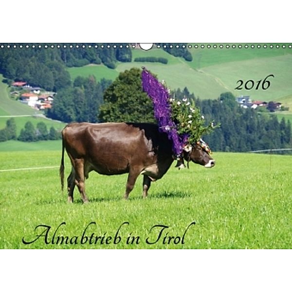 Almabtrieb in Tirol (Wandkalender 2016 DIN A3 quer), Thilo Seidel
