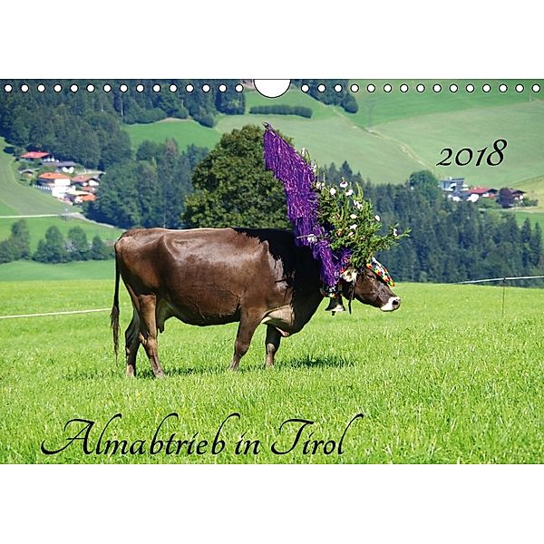 Almabtrieb in Tirol (Wandkalender 2018 DIN A4 quer), Thilo Seidel