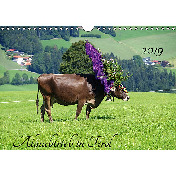 Almabtrieb in Tirol (Wandkalender 2019 DIN A4 quer), Thilo Seidel
