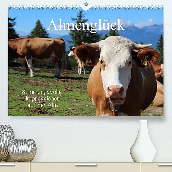 Almenglück (Premium, hochwertiger DIN A2 Wandkalender 2023, Kunstdruck in Hochglanz), Christine Wirges
