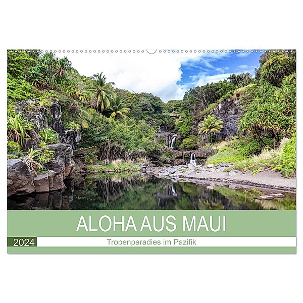 Aloha aus Maui (Wandkalender 2024 DIN A2 quer), CALVENDO Monatskalender, Juergen Schonnop