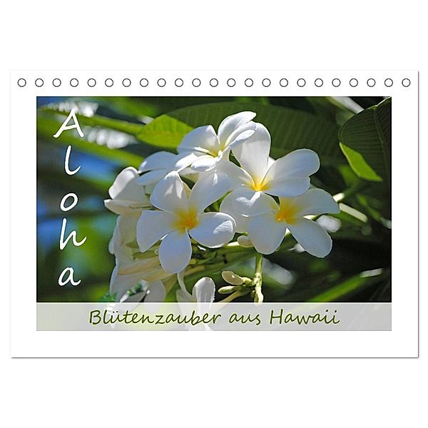 Aloha Blütenzauber aus Hawaii (Tischkalender 2024 DIN A5 quer), CALVENDO Monatskalender, Manuela Tollerian-Fornoff