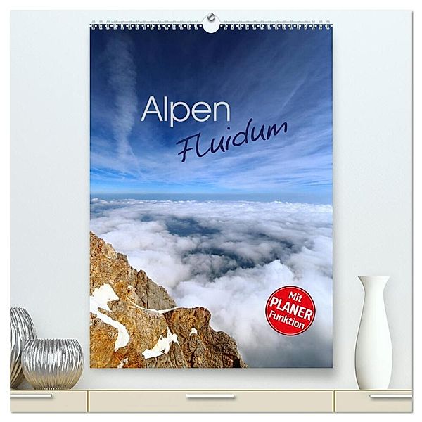 Alpen Fluidum (hochwertiger Premium Wandkalender 2025 DIN A2 hoch), Kunstdruck in Hochglanz, Calvendo, Stefan Mosert