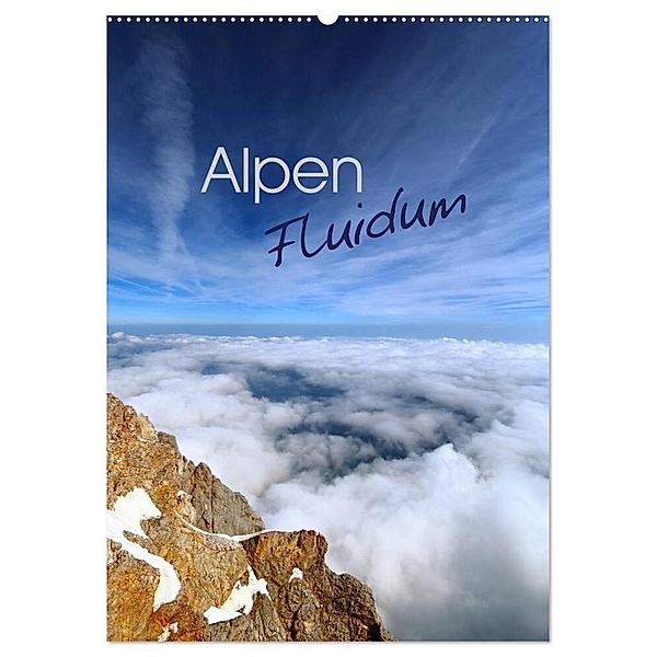 Alpen Fluidum (Wandkalender 2024 DIN A2 hoch), CALVENDO Monatskalender, Stefan Mosert