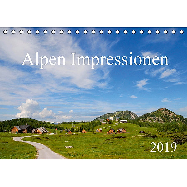 Alpen Impressionen (Tischkalender 2019 DIN A5 quer), Karin Jähne