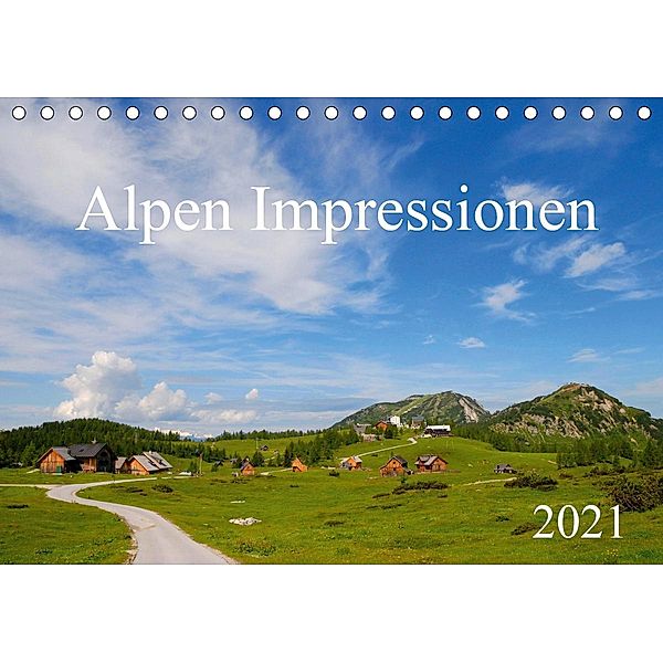 Alpen Impressionen (Tischkalender 2021 DIN A5 quer), Karin Jähne