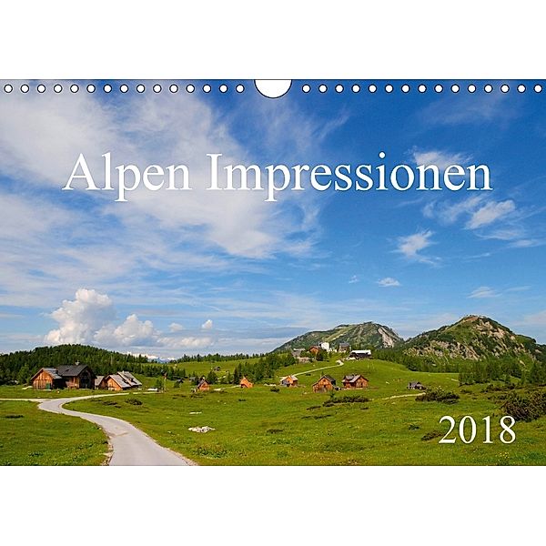 Alpen Impressionen (Wandkalender 2018 DIN A4 quer), Karin Jähne