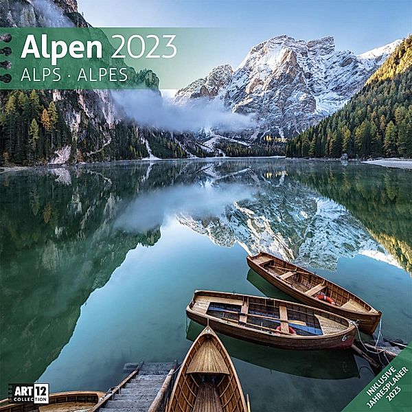 Alpen Kalender 2023 - 30x30, Ackermann Kunstverlag