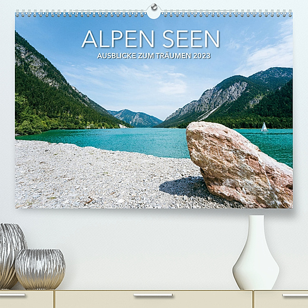 Alpen Seen (Premium, hochwertiger DIN A2 Wandkalender 2023, Kunstdruck in Hochglanz), Daniel Eisermann