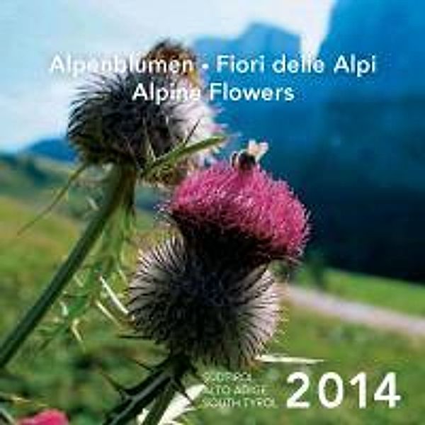 Alpenblumen, Postkartenkalender 2014. Fiori delle Alpi. Alpine Flowers