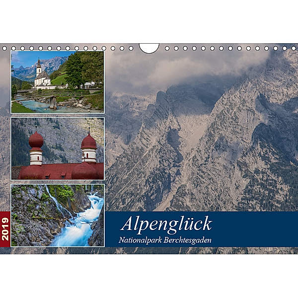 Alpenglück - Nationalpark Berchtesgaden (Wandkalender 2019 DIN A4 quer), Alexander von Düren