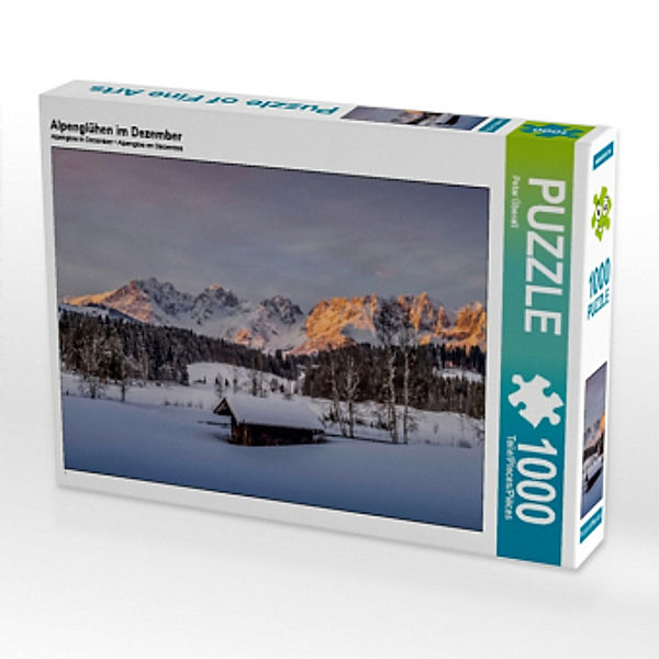 Alpenglühen im Dezember (Puzzle), Peter Überall