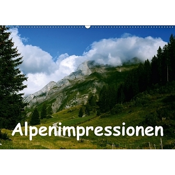 Alpenimpressionen, Region Schweiz/Frankreich (Wandkalender 2017 DIN A2 quer), hm-fotodesign