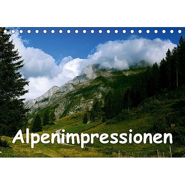 Alpenimpressionen, Region Schweiz/Frankreich (Tischkalender 2021 DIN A5 quer), HM-Fotodesign