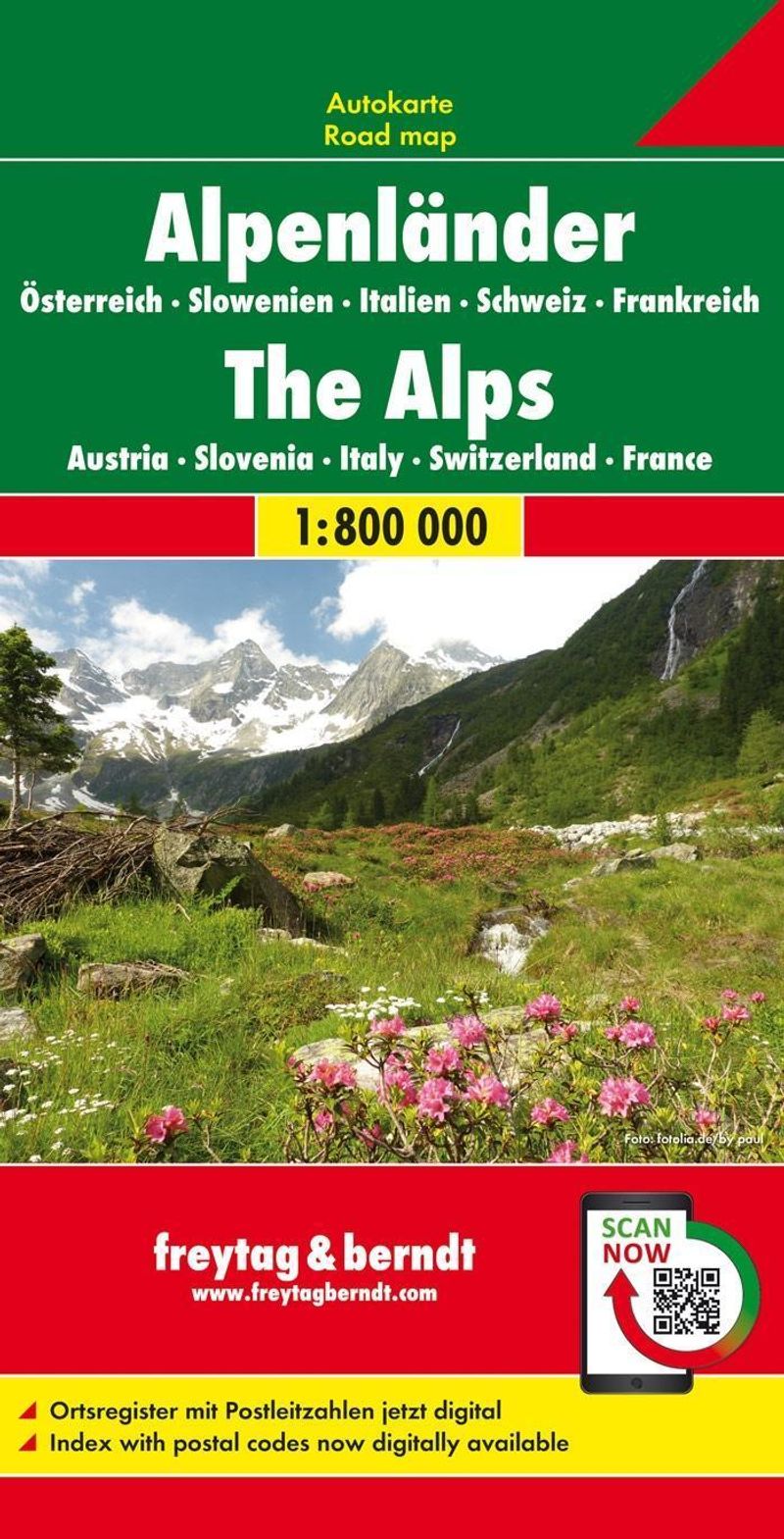 Alpenländer, Autokarte 1:800.000 Buch jetzt online bei Weltbild.ch bestellen