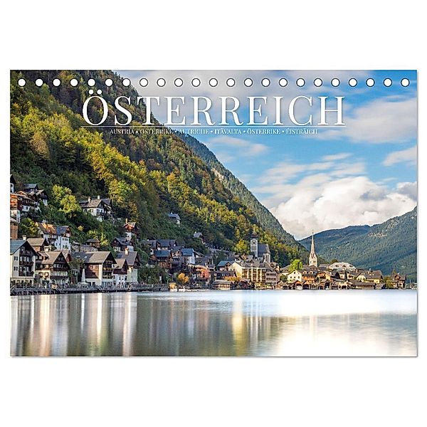 Alpenland Österreich (Tischkalender 2024 DIN A5 quer), CALVENDO Monatskalender, Benjamin Lederer