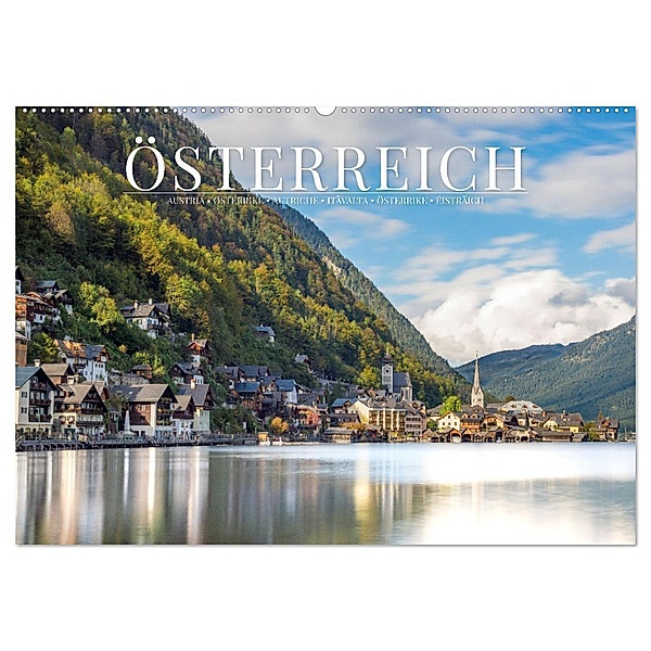 Alpenland Österreich (Wandkalender 2024 DIN A2 quer), CALVENDO Monatskalender, Benjamin Lederer
