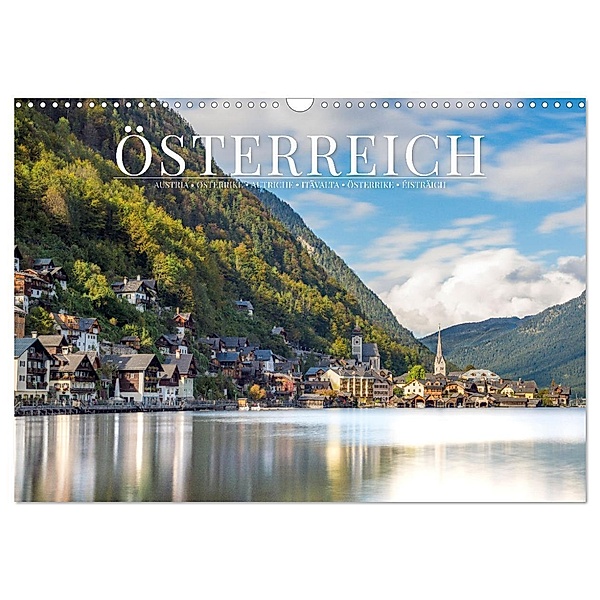 Alpenland Österreich (Wandkalender 2024 DIN A3 quer), CALVENDO Monatskalender, Benjamin Lederer