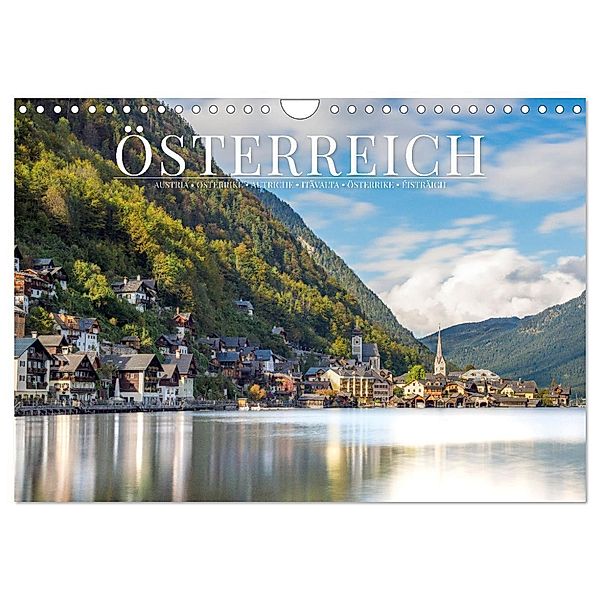 Alpenland Österreich (Wandkalender 2024 DIN A4 quer), CALVENDO Monatskalender, Benjamin Lederer