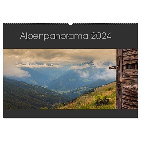Alpenpanorama 2024 (Wandkalender 2024 DIN A2 quer), CALVENDO Monatskalender, Marcus Sielaff