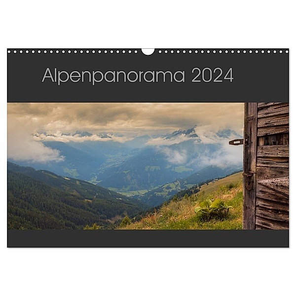 Alpenpanorama 2024 (Wandkalender 2024 DIN A3 quer), CALVENDO Monatskalender, Marcus Sielaff