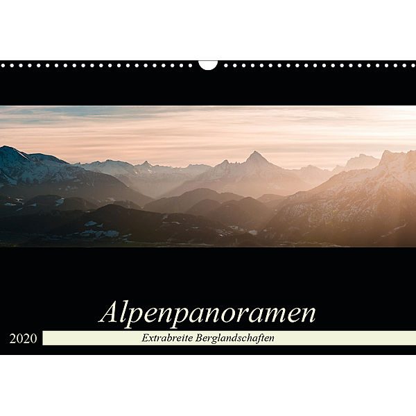 Alpenpanoramen - Extrabreite Berglandschaften (Wandkalender 2020 DIN A3 quer), Martin Wasilewski