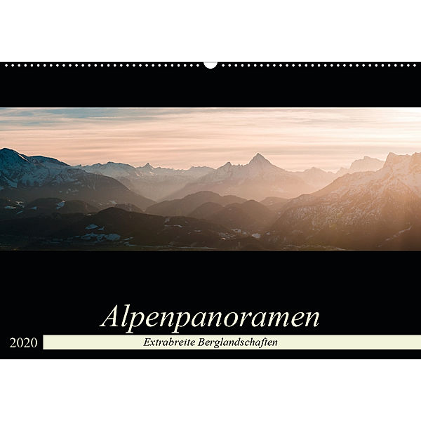 Alpenpanoramen - Extrabreite Berglandschaften (Wandkalender 2020 DIN A2 quer), Martin Wasilewski