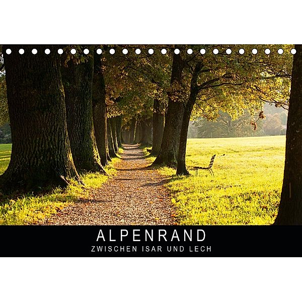 Alpenrand zwischen Isar und Lech (Tischkalender 2021 DIN A5 quer), Stephan Knödler