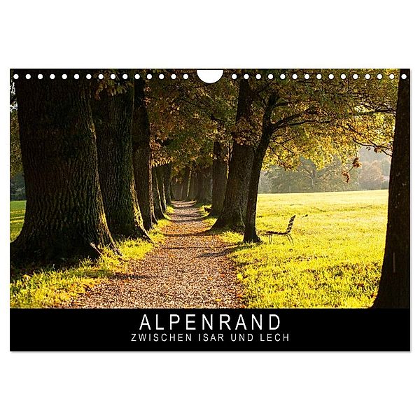 Alpenrand zwischen Isar und Lech (Wandkalender 2024 DIN A4 quer), CALVENDO Monatskalender, Stephan Knödler