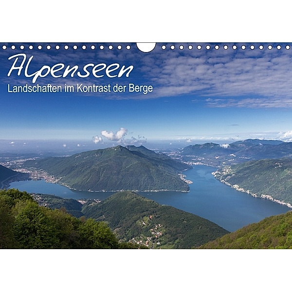 Alpensee - Landschaften im Kontrast der Berge (Wandkalender 2018 DIN A4 quer), Juergen Schonnop
