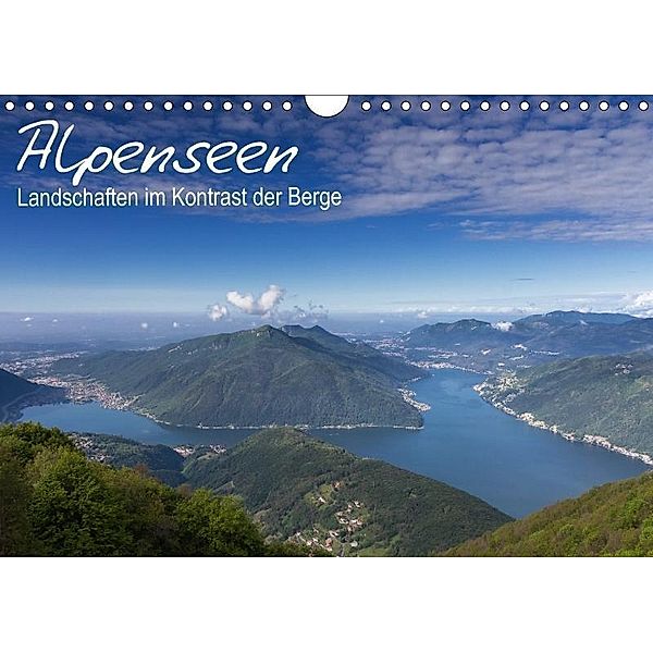 Alpensee - Landschaften im Kontrast der Berge (Wandkalender 2017 DIN A4 quer), Juergen Schonnop