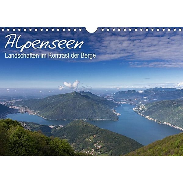 Alpensee - Landschaften im Kontrast der Berge (Wandkalender 2020 DIN A4 quer), Juergen Schonnop