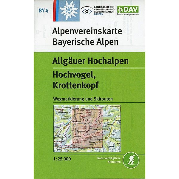 Alpenvereinskarte Allgäuer Hochalpen, Hochvogel, Krottenkopf