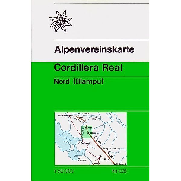 Alpenvereinskarte Cordillera Real Nord
